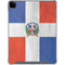 Dominican Republic Flag Distressed iPad Pro 12.9in (2020) Clear Case