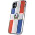 Dominican Republic Flag Distressed iPhone 11 Clear Case