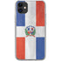 Dominican Republic Flag Distressed iPhone 11 Clear Case