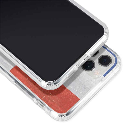 Dominican Republic Flag Distressed iPhone 11 Pro Clear Case