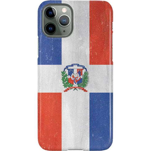 Dominican Republic Flag Distressed iPhone 11 Pro Lite Case