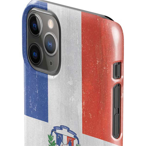 Dominican Republic Flag Distressed iPhone 11 Pro Lite Case