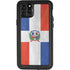 Dominican Republic Flag Distressed iPhone 11 Pro Max Waterproof Case