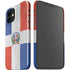 Dominican Republic Flag Distressed iPhone 12 Mini Lite Case