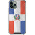 Dominican Republic Flag Distressed iPhone 12 Pro Clear Case