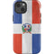 Dominican Republic Flag Distressed iPhone 14 Impact Case