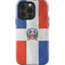 Dominican Republic Flag Distressed iPhone 14 Pro Impact Case