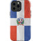 Dominican Republic Flag Distressed iPhone 14 Pro Max Impact Case