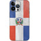 Dominican Republic Flag Distressed iPhone 14 Pro Skin