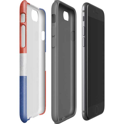 Dominican Republic Flag Distressed iPhone SE (2nd & 3rd Gen) Pro Case