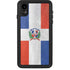 Dominican Republic Flag Distressed iPhone XR Waterproof Case