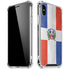 Dominican Republic Flag Distressed iPhone XS Max Clear Case