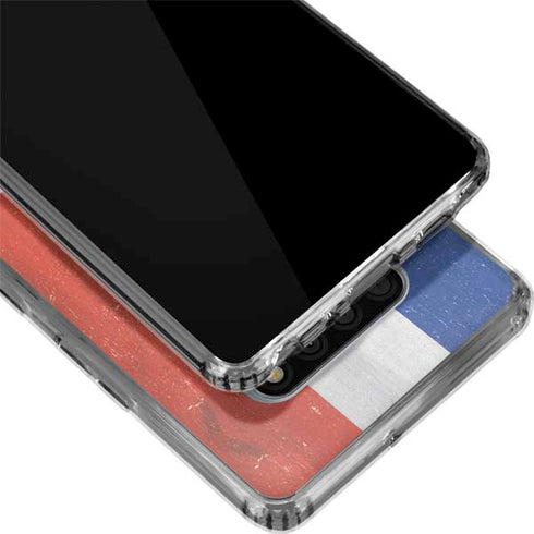 Dominican Republic Flag Distressed LG Stylo 6 Clear Case