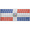 Dominican Republic Flag Distressed Magic Keyboard Skin