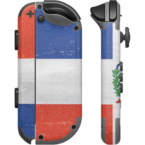 Dominican Republic Flag Distressed Nintendo Joy-Con (L/R) Controller Skin