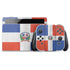 Dominican Republic Flag Distressed Nintendo Switch OLED (2021) Skin