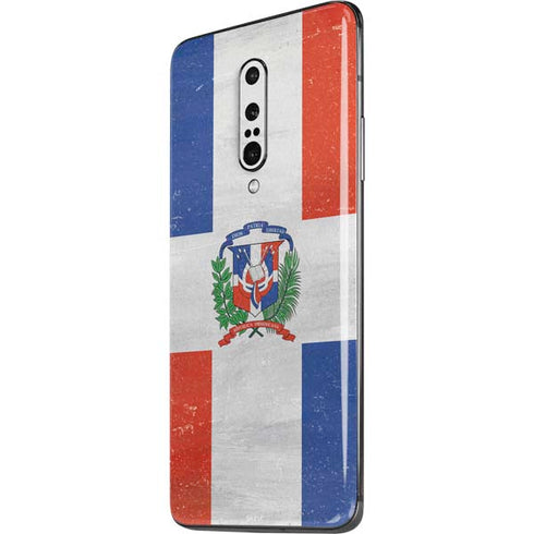 Dominican Republic Flag Distressed OnePlus 7 Pro Skin