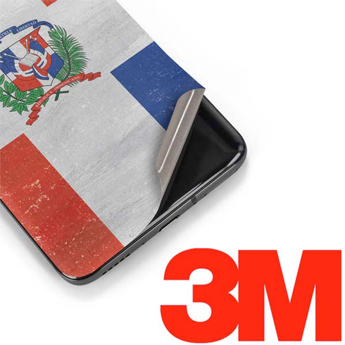 Dominican Republic Flag Distressed OnePlus 7 Pro Skin