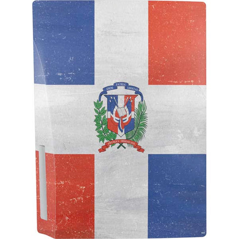 Dominican Republic Flag Distressed PS5 Bundle Skin