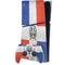 Dominican Republic Flag Distressed PS5 Slim Digital Edition Bundle Skin