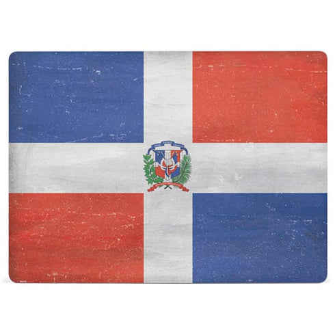 Dominican Republic Flag Distressed Surface Laptop 3 13.5in Skin