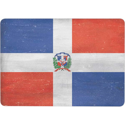 Dominican Republic Flag Distressed Surface Laptop Studio Skin