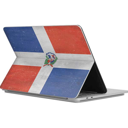 Dominican Republic Flag Distressed Surface Laptop Studio Skin