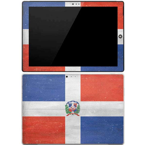 Dominican Republic Flag Distressed Surface Pro 3 Skin