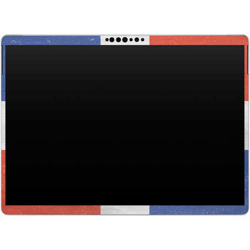 Dominican Republic Flag Distressed Surface Pro 9 Skin