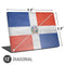 Dominican Republic Flag Distressed Universal Laptop 12in (9.8 x 6.8in) Skin