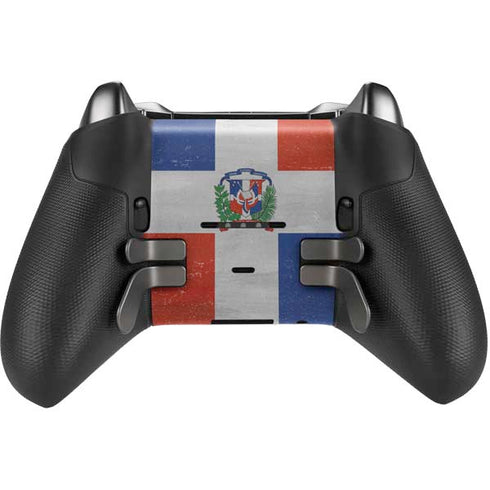 Dominican Republic Flag Distressed Xbox Elite Wireless Controller Series 2 Skin