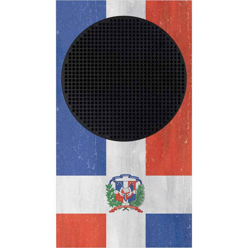 Dominican Republic Flag Distressed Xbox Series S Skins