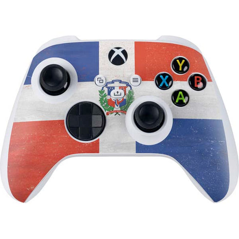 Dominican Republic Flag Distressed Xbox Series S Controller Skin