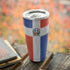 Dominican Republic Flag Distressed Yeti 20oz Tumbler Skin