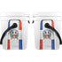 Dominican Republic Flag Distressed YETI Roadie 24 Hard Cooler Skin