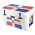 Dominican Republic Flag Distressed YETI Tundra 45 Hard Cooler Skin