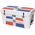 Dominican Republic Flag Distressed YETI Tundra 75 Hard Cooler Skin