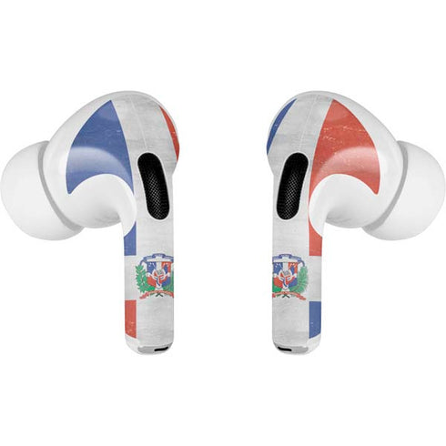 Dominican Republic Flag Faded AirPods Pro 2nd Gen Skin