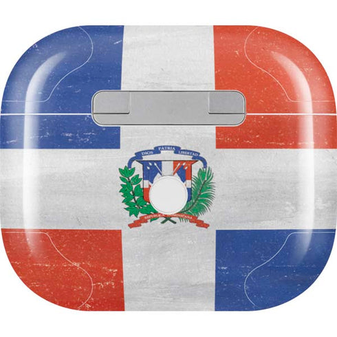 Dominican Republic Flag Faded Apple AirPods (3rd Gen 2021) Skin