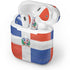 Dominican Republic Flag Faded Apple AirPods Skin