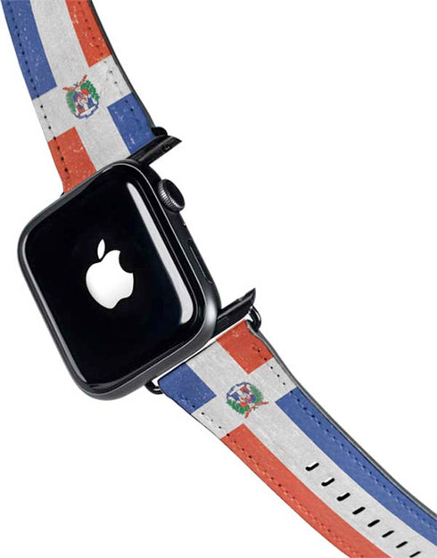 Dominican Republic Flag Faded Apple Watch Band 38-40mm