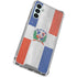 Dominican Republic Flag Faded Galaxy A13 5G Clear Case