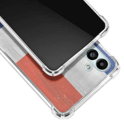 Dominican Republic Flag Faded Galaxy A13 5G Clear Case
