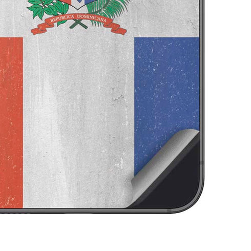 Dominican Republic Flag Faded Galaxy A14 5G Skin