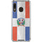 Dominican Republic Flag Faded Galaxy A30 Clear Case