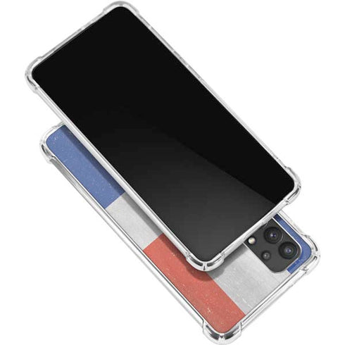 Dominican Republic Flag Faded Galaxy A32 5G Clear Case
