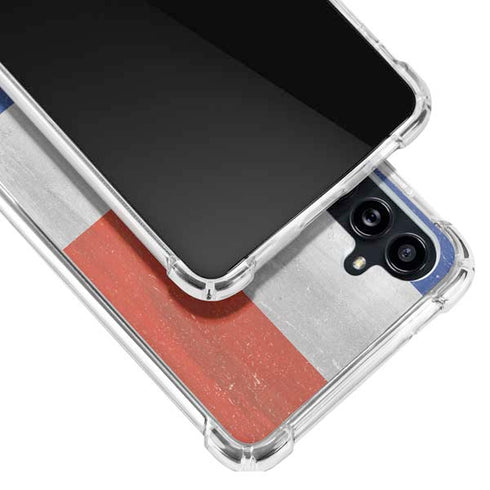 Dominican Republic Flag Faded Galaxy A54 5G Clear Case