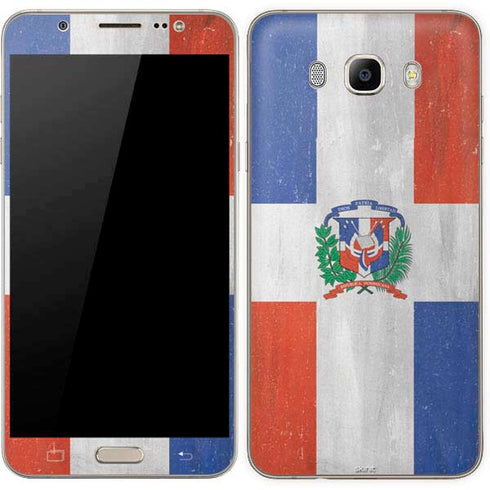 Dominican Republic Flag Faded Galaxy J7 Skin