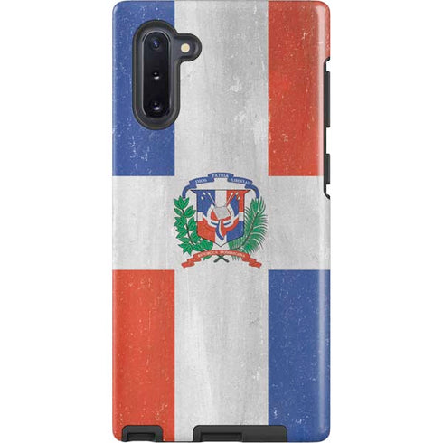 Dominican Republic Flag Faded Galaxy Note 10 Pro Case