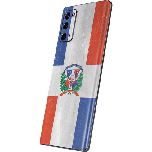 Dominican Republic Flag Faded Galaxy Note20 5G Skin